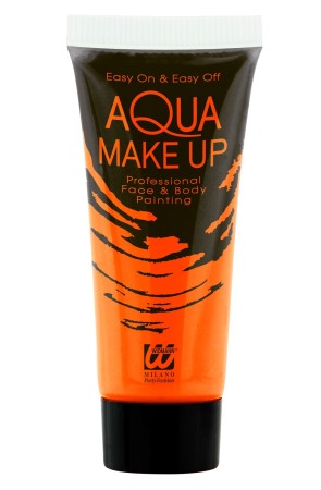Maquillaje Naranja Fluorescente en Bote 30ml