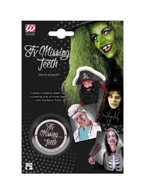 Maquillaje para Desdentado en Cubeta – FX Missing Teeth