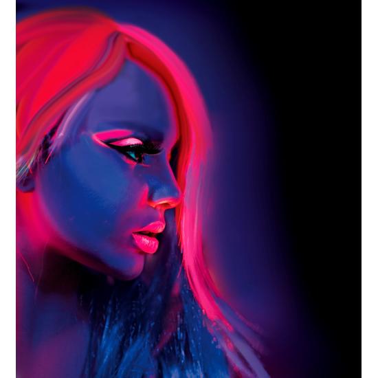 Maquillaje Rosa Fluorescente en Bote 30 ml