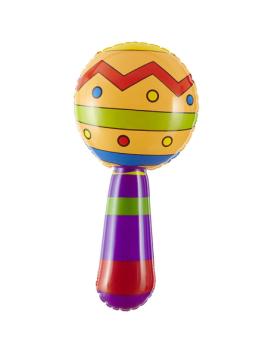 Maraca Hinchable con Campanilla 20 cm