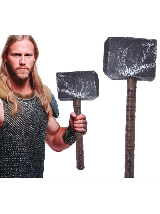 Martillo Vikingo de 53 cm - Complemento Épico para tu Disfraz