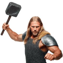 Martillo Vikingo de 53 cm - Complemento Épico para tu Disfraz