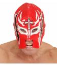 Mascara de Lucha Roja.,