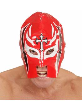 Mascara de Lucha Roja.,