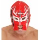 Mascara de Lucha Roja.,