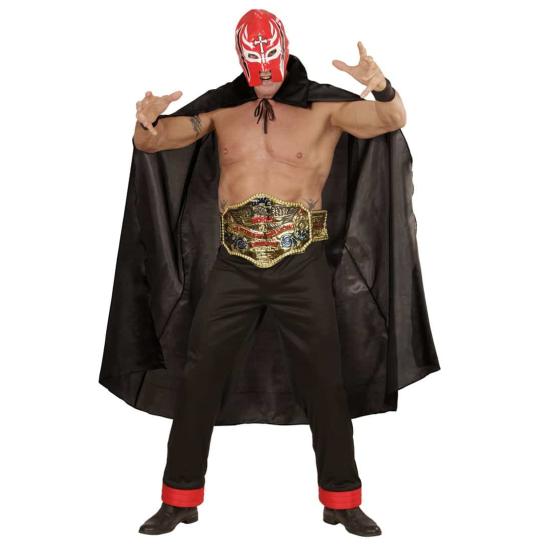 Mascara de Lucha Roja.,