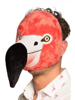 Mascarilla de peluche Flamenco