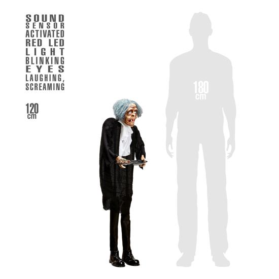 Mayordomo Tétrico de Decoración 120 cms