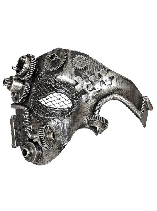 Media Cara Steampunk color Hierro.