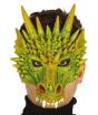 Media Mascara  Dragón Foam Verde