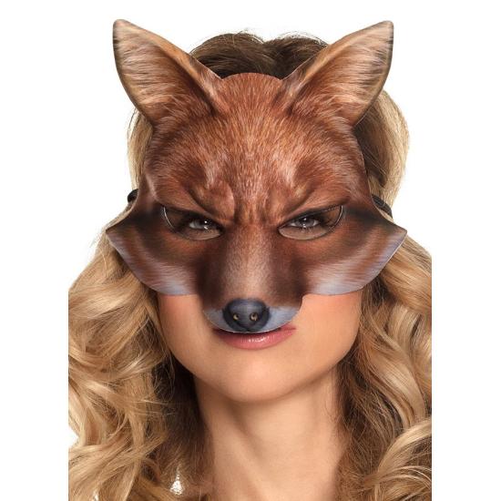 Media máscara de EVA Zorro