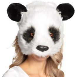Media máscara de peluche de Panda