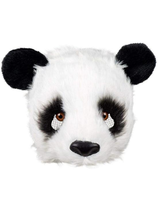Media máscara de peluche de Panda