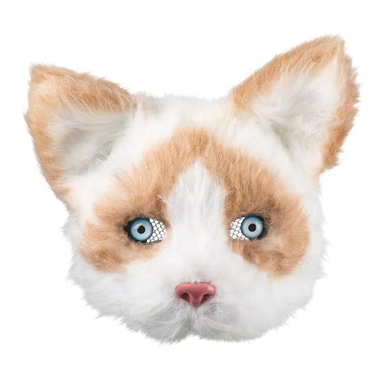 Media máscara de peluche Gato Media máscara de peluche Gato