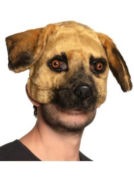 Media máscara de peluche Perro