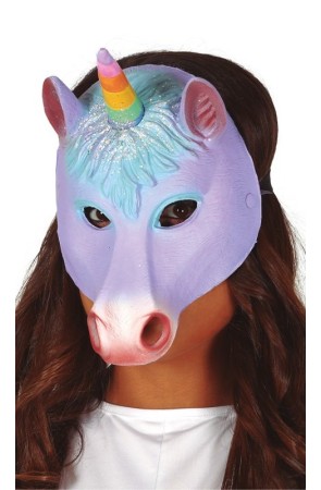 Media Máscara Unicornio Fantasia