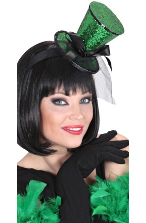 Mini Diadema Sombrero Verde de San Patrick`s
