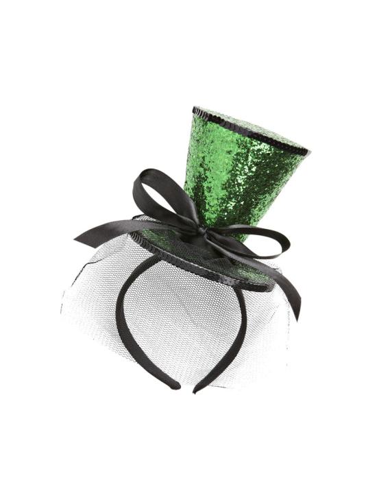 Mini Diadema Sombrero Verde de San Patrick`s