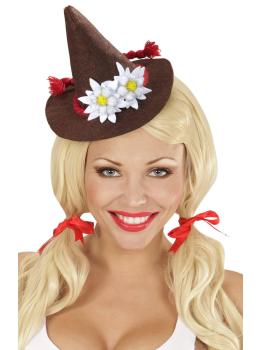 Mini sombrero bávaro  edelweiss unisex