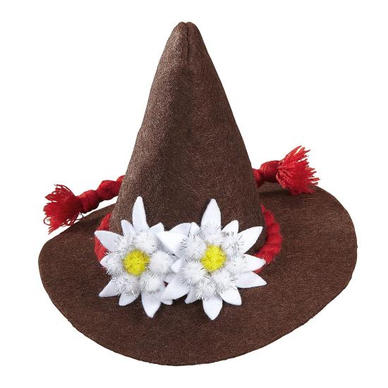 Mini sombrero bávaro  edelweiss unisex