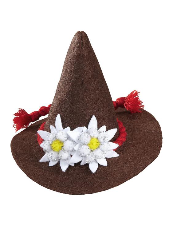 Mini sombrero bávaro  edelweiss unisex