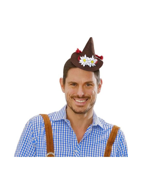 Mini sombrero bávaro  edelweiss unisex