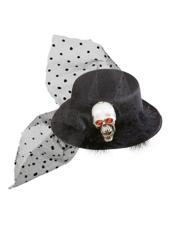 Mini Sombrero con Calavera