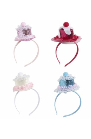Mini sombrero Tarta brillante