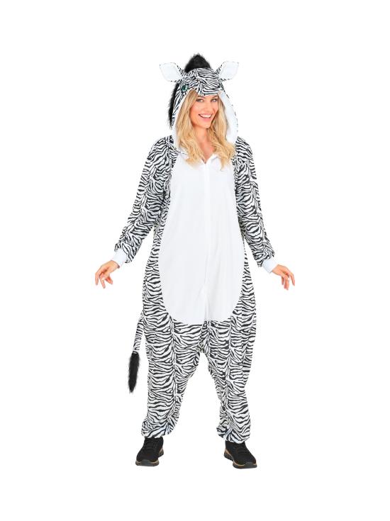 Mono Cebra Unisex de Felpa para Adulto