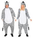 Mono Cebra Unisex de Felpa para Adulto