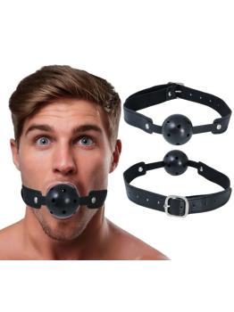 Mordaza Bola Erótica para Adultos – Negro (Unisex)