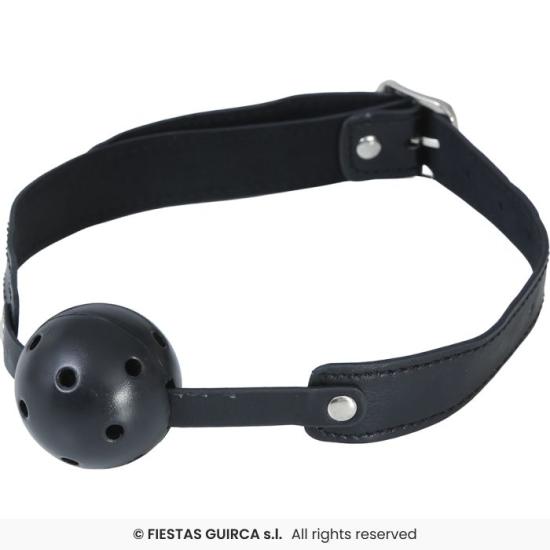 Mordaza Bola Erótica para Adultos – Negro (Unisex)