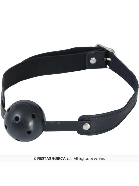 Mordaza Bola Erótica para Adultos – Negro (Unisex)