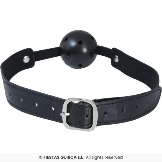 Mordaza Bola Erótica para Adultos – Negro (Unisex)