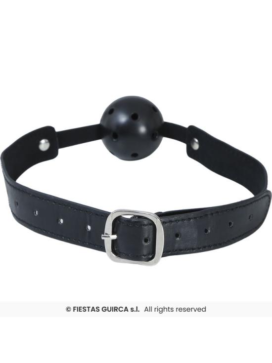 Mordaza Bola Erótica para Adultos – Negro (Unisex)