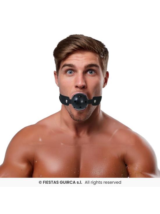 Mordaza Bola Erótica para Adultos – Negro (Unisex)