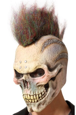 Máscara  Calavera Terror con pelo
