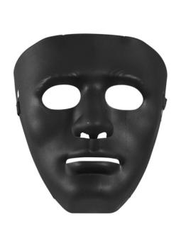 Mascara para disfraces Anonymous Negra.