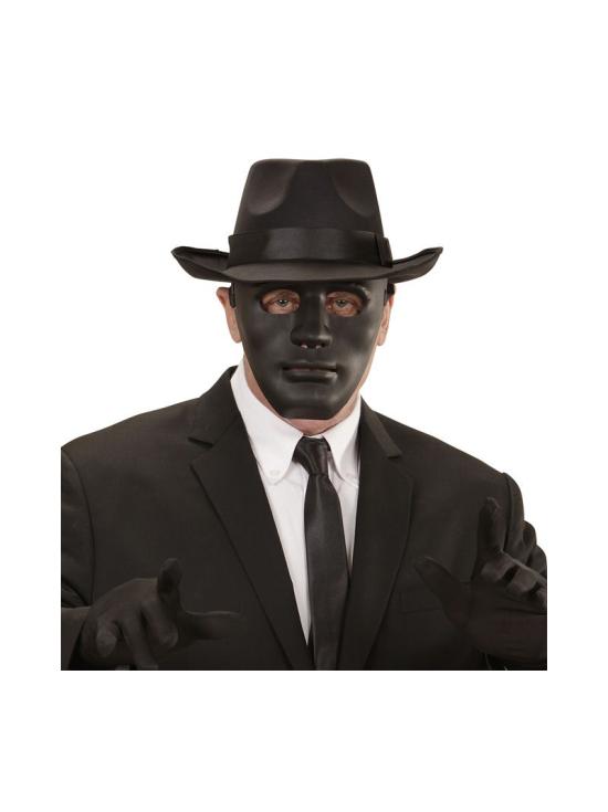 Mascara para disfraces Anonymous Negra.