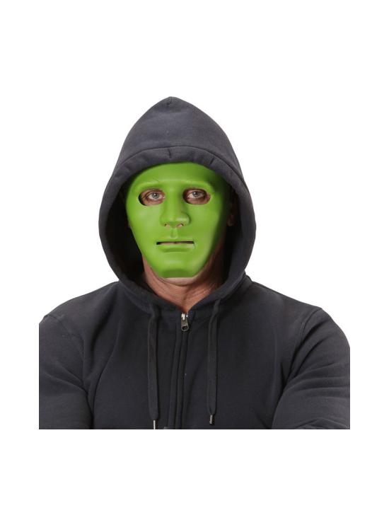 Mascara para disfraces Anonymous Verde