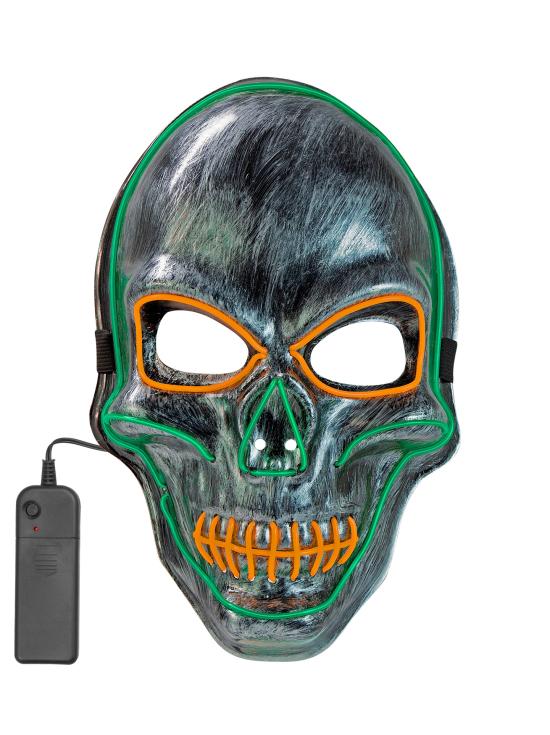 Máscara LED calavera color
