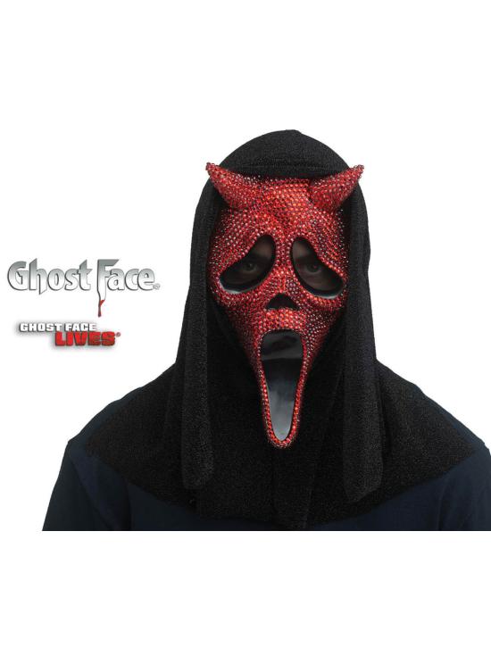 Máscara brillante con cara de diablo Ghost Face