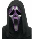 Máscara Brillante de Bufón Ghost Face – Terror con Estilo y Brillo