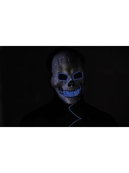 Máscara calavera con luz la purga