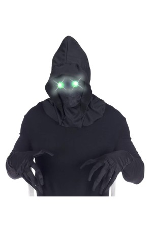 Máscara Cara Invisible con Ojos Luminosos Verdes