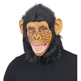 Máscara Chimpancé de Látex con Pelo – Widmann | Disfraz Adulto