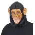 Máscara Chimpancé de Látex con Pelo – Widmann | Disfraz Adulto