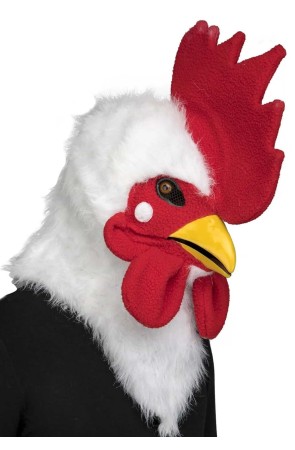Máscara con Mandíbula Móvil de Animal Gallo adulto