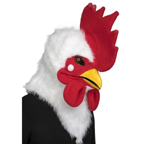 Máscara con Mandíbula Móvil de Animal Gallo adulto Máscara con Mandíbula Móvil de Animal Gallo adulto