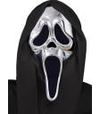 Máscara cromada Plata GhostFace para adulto